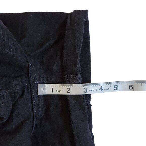 Old Navy black jack High Rise OG Straight 3 in secret smooth pockets shorts sz 6 - Picture 10 of 11